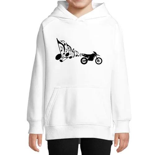 Motorrad Enduro Auspuff Musik  Hoodie