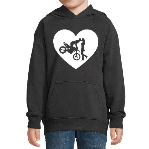 Motorrad Enduro Cross Kuß Hoodie