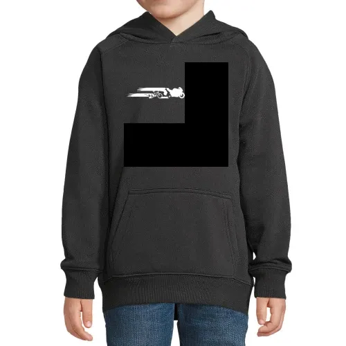 Motorrad Evolution schweif Kinder Hoodie Motorrad Evolution schweif Hoodie