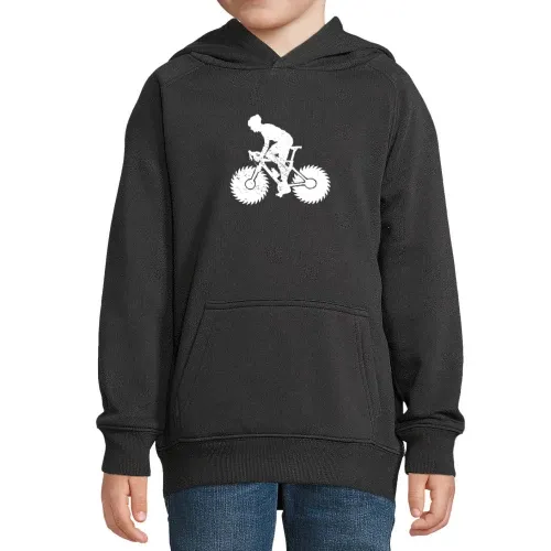 Mountainbike Radfahrer MTB Downhill Bike Sägeblatt Hoodie