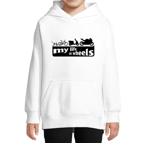my life on wheels - Motorrad Kinder Hoodie my life on wheels - Motorrad Hoodie