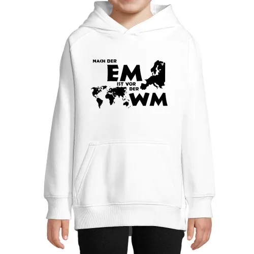 nach der EM ist vor der WM Hoodie Kinder Stellar