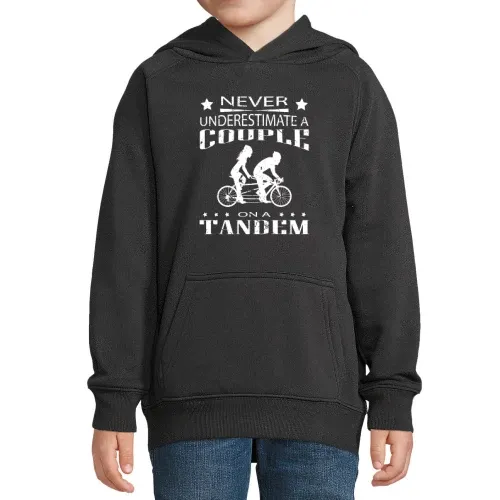 Never Underestimate A Couple On A Tandem Tandemrad Hoodie