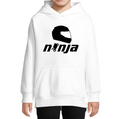 Ninja Motorrad Hoodie Kinder Stellar