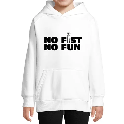 no fist no fun Hoodie Kinder Stellar