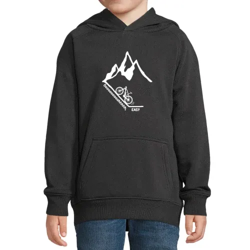 Oh Easy Ebiker am Berg E-Bike Radfahrer Hoodie