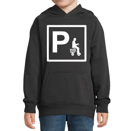 Parken mit Rollator 2 Hoodie Kinder Stellar
