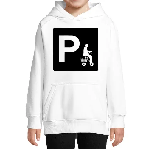 Parken mit Rollator Hoodie Kinder Stellar