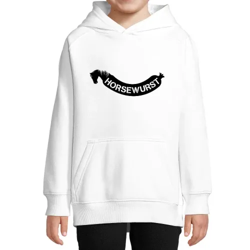 Pferdewurst Horsewurst Hoodie Kinder Stellar