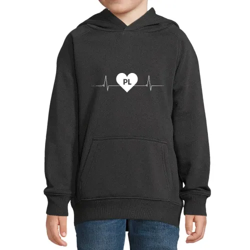 Plauen PL Nummernschild Herzschlag Kinder Hoodie Plauen PL Nummernschild Herzschlag Hoodie