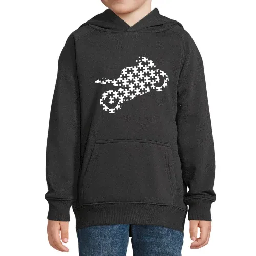 Puzzlebike Motorrad Kinder Hoodie Puzzlebike Motorrad Hoodie