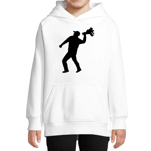 Randale Blumen Kinder Hoodie