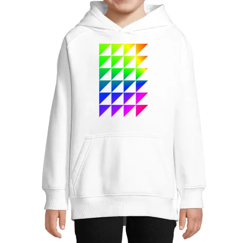 Regenbogendreiecke Kinder Hoodie Regenbogendreiecke Hoodie