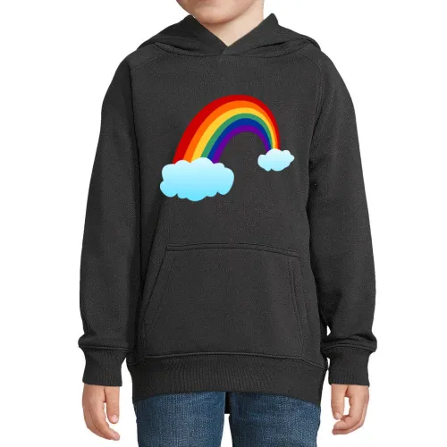 Regenbogenwolken Hoodie