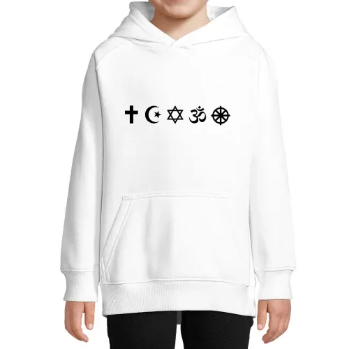 Religionen Symbole Kinder Hoodie