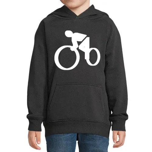 Rennrad Symbol 3D Hoodie