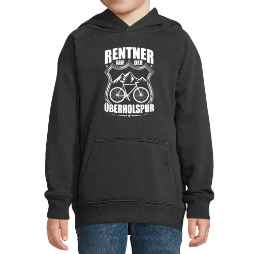 Rentner Ebike MTB Rente Fahrrad Überholspur Hoodie