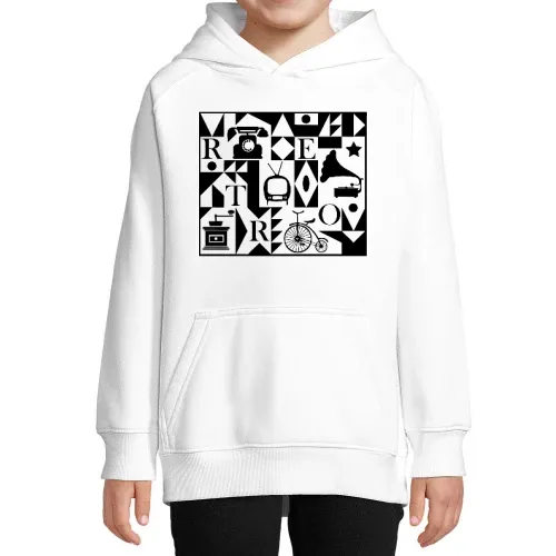 Retro Hoodie Kinder Stellar