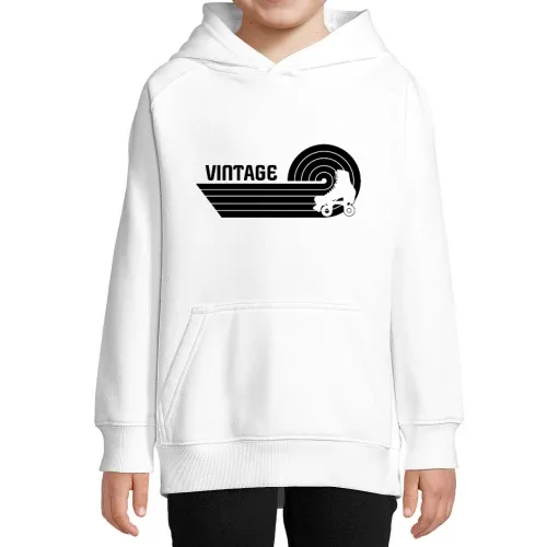 Roller Skate Skaten Vintage Skater Hoodie Kinder Stellar