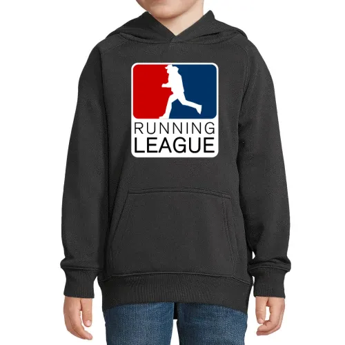 Running League Platzsturm Liga Fussball Hoodie Kinder Stellar