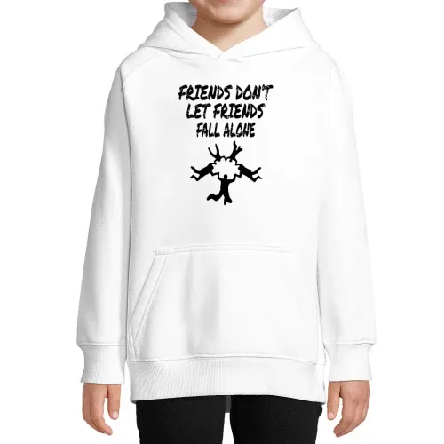 RW Freunde Fallschirmsprung Team Freundschaft Hoodie Kinder Stellar