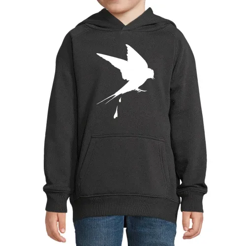 Scheißende Schwalbe Hoodie Kinder Stellar