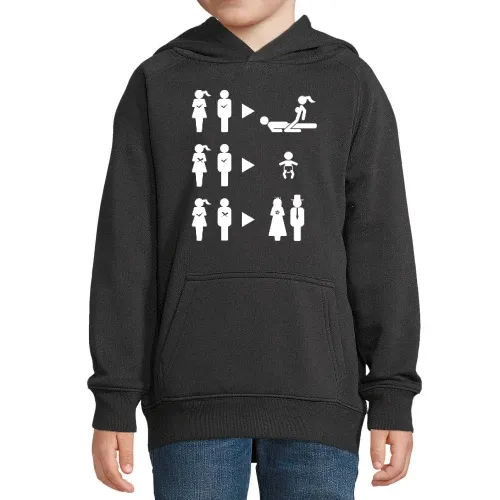 Schlaue Frau Schlauer Mann Hoodie
