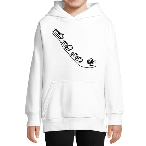Schlittenabfahrt Hoodie Kinder Stellar