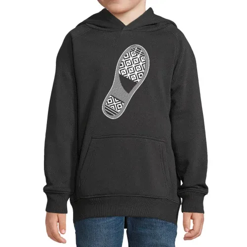 Schuhabdruck Hoodie Kinder Stellar