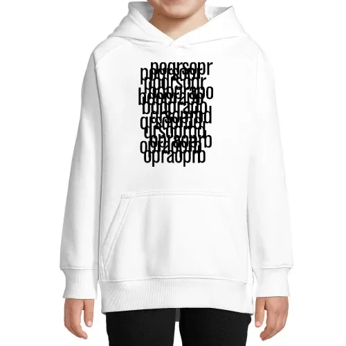 Sicherheitspapier für Codes Kinder Hoodie