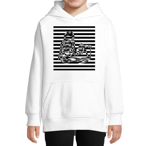 Sneaker gestreift Hoodie Kinder Stellar