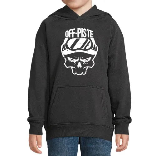 Snowboarder Totenkopf Off Piste Hoodie