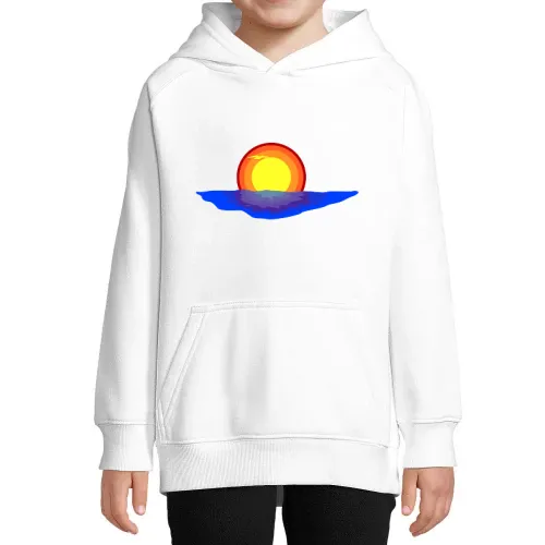 Sonnenuntergang im Meer Hoodie