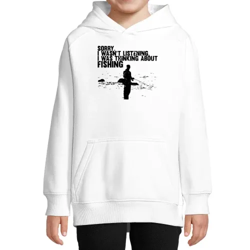 Sorry, hab grade ans Fischen gedacht Hoodie Kinder Stellar