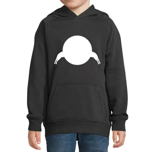 springende Steinböcke vor roter Sonne Kinder Hoodie