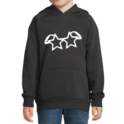 Sternen Brille Hoodie Kinder Stellar