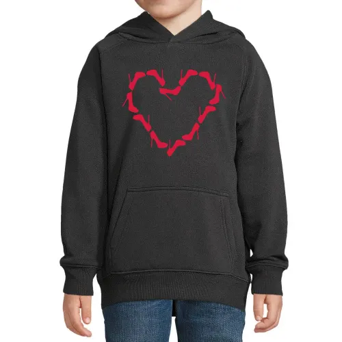 Stöckelschuhe Herz Hoodie Kinder Stellar