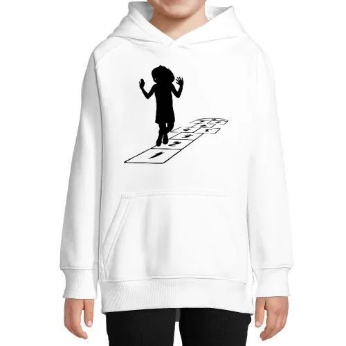 Strassenspiel aus Kreide Kind Hoodie Kinder Stellar