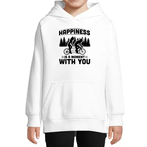 Tandem Fahrrad Happiness Spruch Radfahrer Kinder Hoodie Tandem Fahrrad Happiness Spruch Radfahrer Hoodie