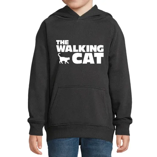 the walking Cat Kinder Hoodie