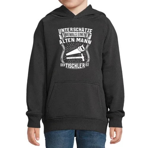 Tischler Hobby Handwerker Säge Hammer Handwerker Hoodie Kinder Stellar