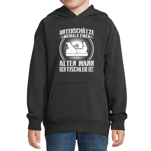 Tischler Mann Basteln Zimmermann Handwerker Hobel Kinder Hoodie Tischler Mann Basteln Zimmermann Handwerker Hobel Hoodie