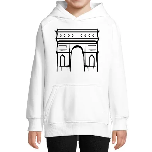Triumphbogen Arc de Triomphe Hoodie Kinder Stellar