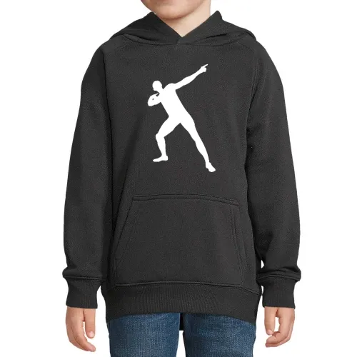 Usain Bolt Siegerpose Kinder Hoodie