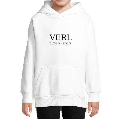 Verl Koordinaten Hoodie Kinder Stellar