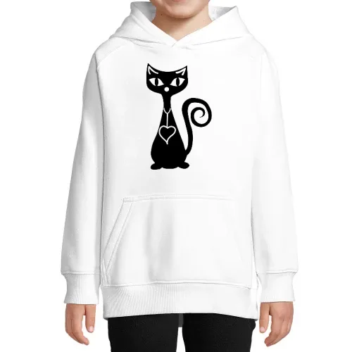 verliebter Kater Hoodie Kinder Stellar