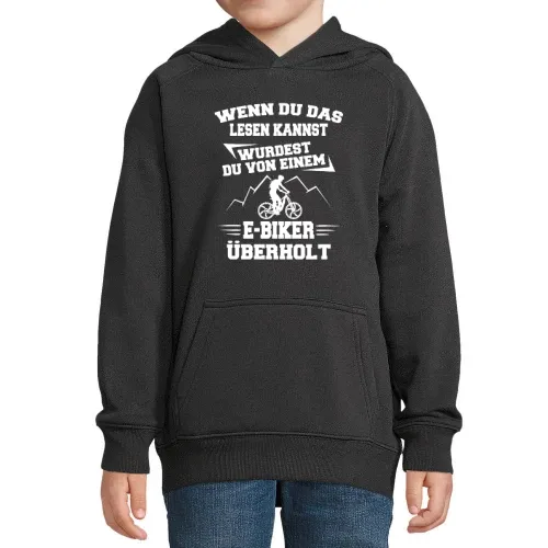 Von Ebiker Überholt - E-Biker Pedelec MTB Kinder Hoodie