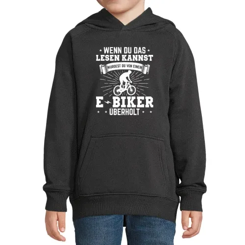 Von Ebiker Überholt - E-Biker Pedelec MTB Kinder Hoodie