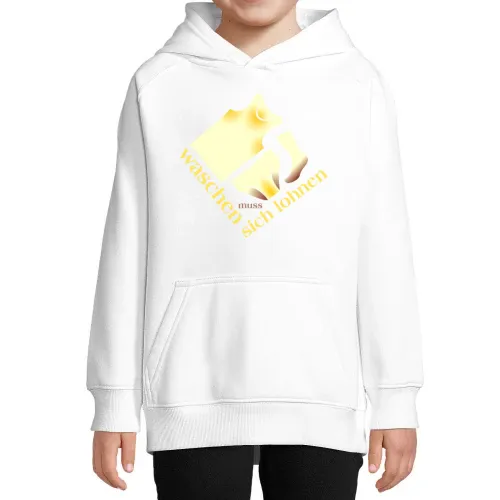waschen muss sich lohnen Hoodie Kinder Stellar