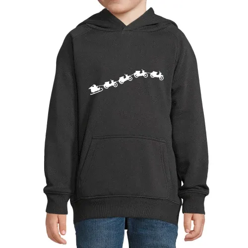  Weihnachtsschlitten aus fliegenden Simson Schwalbe Hoodie